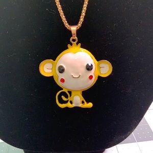 BOGO Cute Monkey Necklace